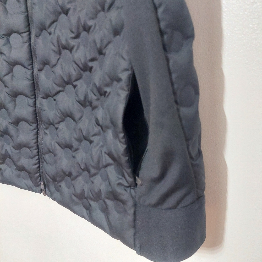 Nike Aeroloft Running Vest Black Quilted Down Sport Workout Warm M Women Cute - Picture 5 of 9